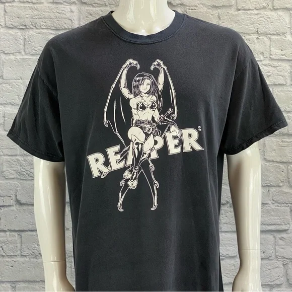 Vintage Reaper Branded Devil Girl Tee - Picture 1 of 7
